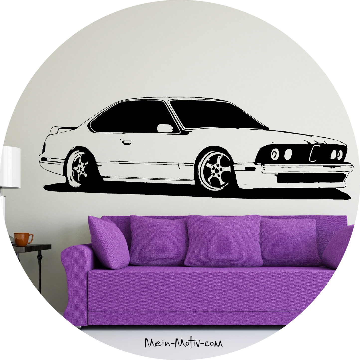 Wandtattoo BMW 635 CSI E24