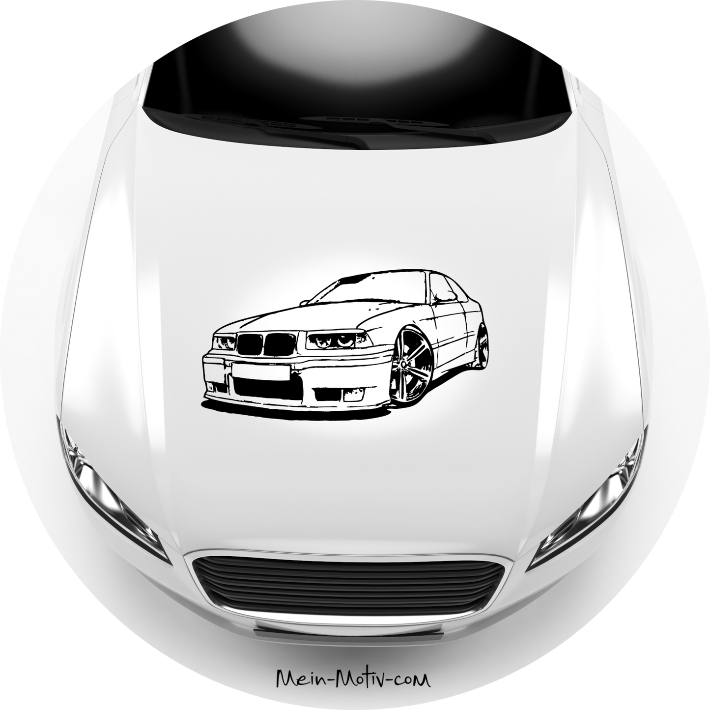 Autoaufkleber BMW 325i E36