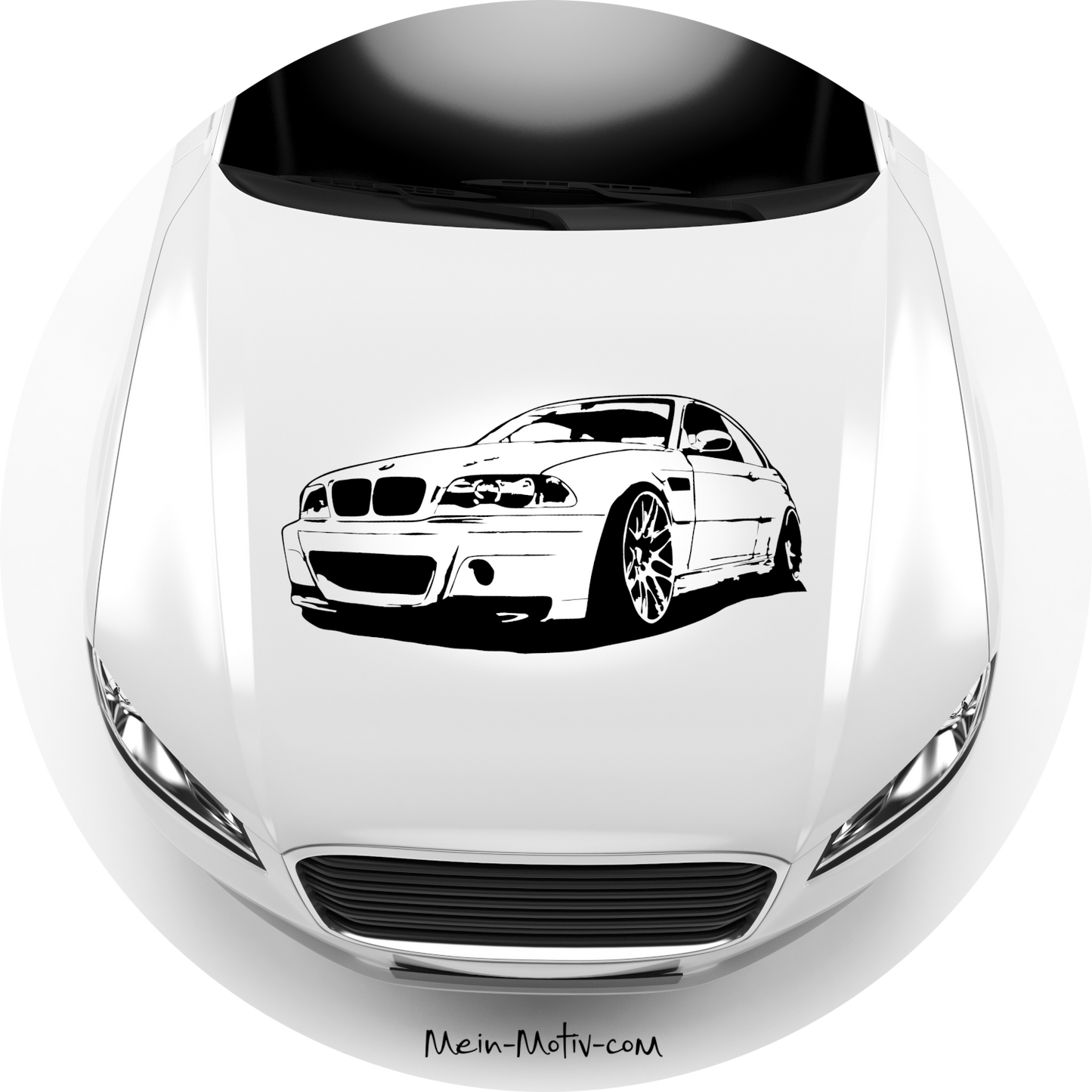 Autoaufkleber BMW M3 CSL E46