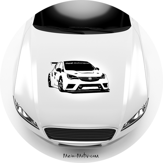 Autoaufkleber Opel Astra TCR 2016