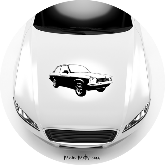 Autoaufkleber Opel Kadett C 1979