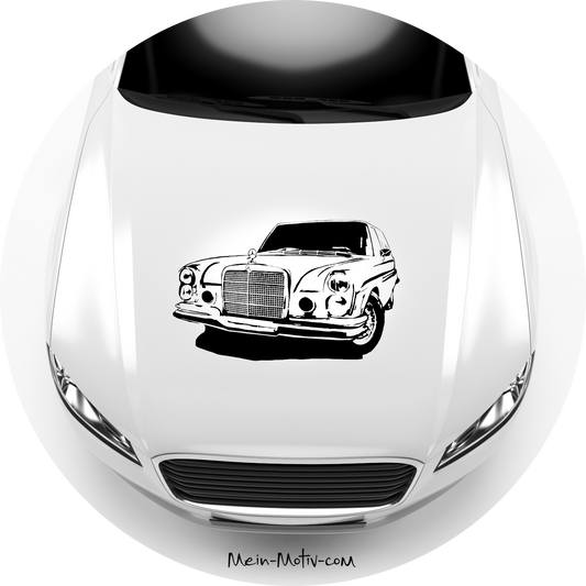 Autoaufkleber Mercedes-Benz 280 SEL 1972