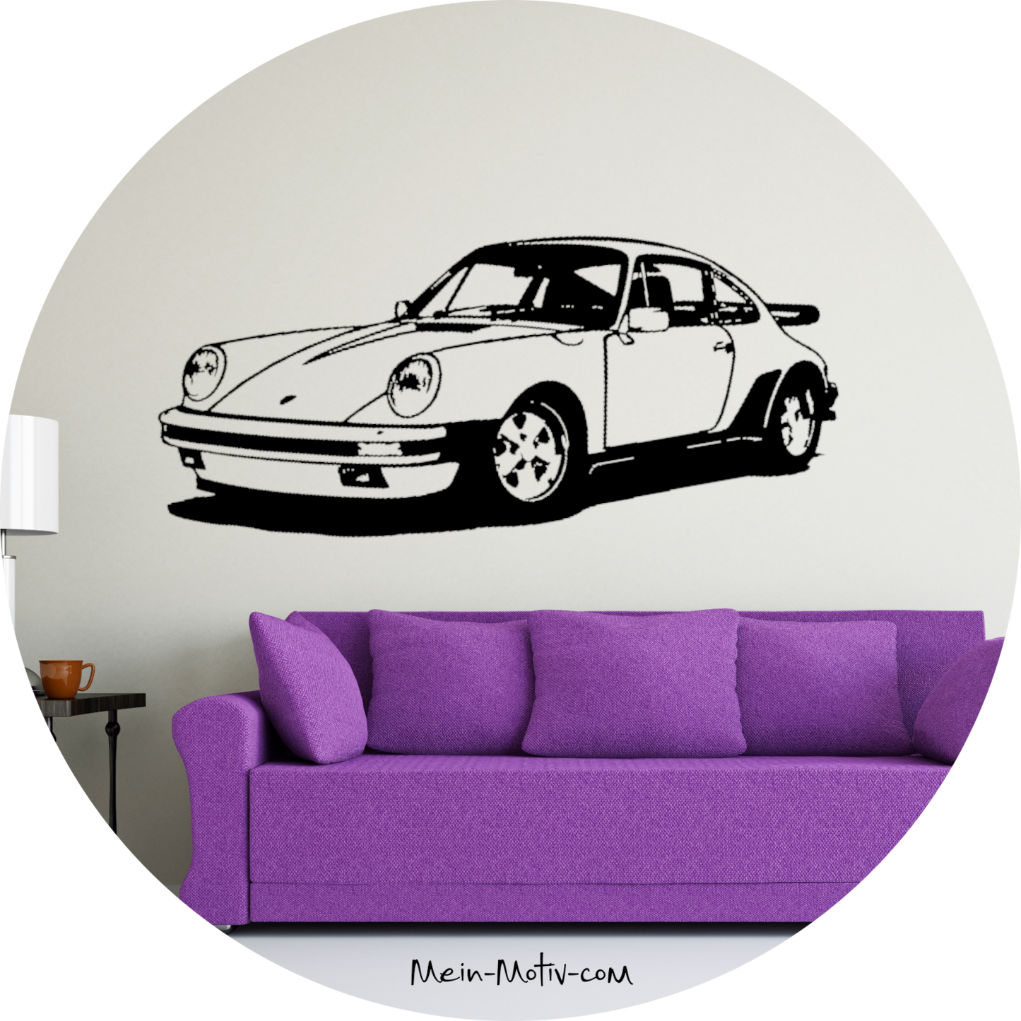 Wandtattoo Porsche 911 Turbo 930