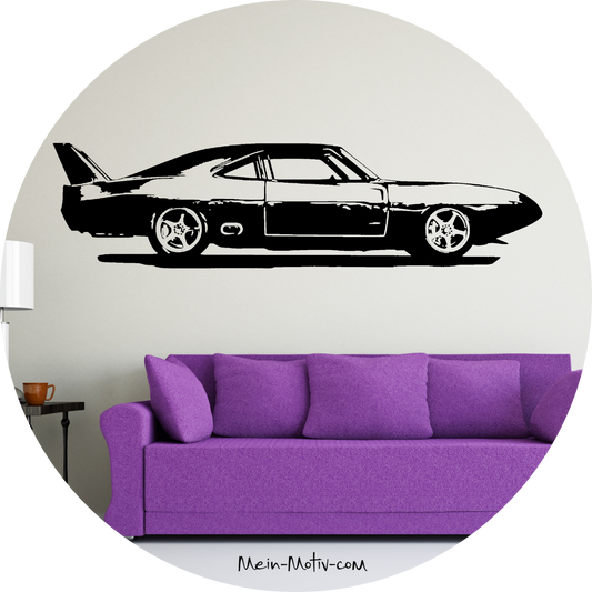 Wandtattoo Dodge Charger Daytona - Fast and Furious 6