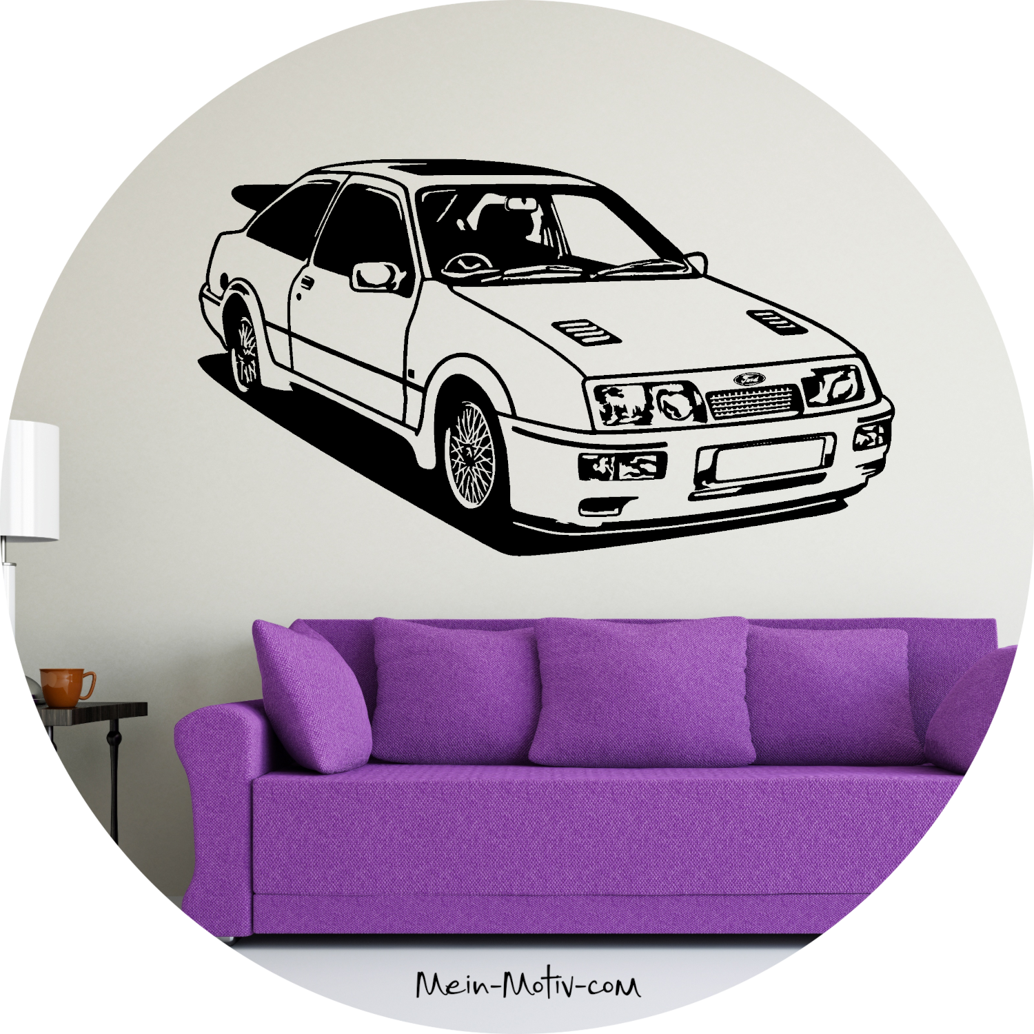 Wandtattoo Ford Sierra Cosworth RS500