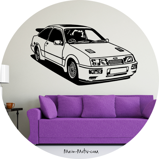 Wandtattoo Ford Sierra Cosworth RS500