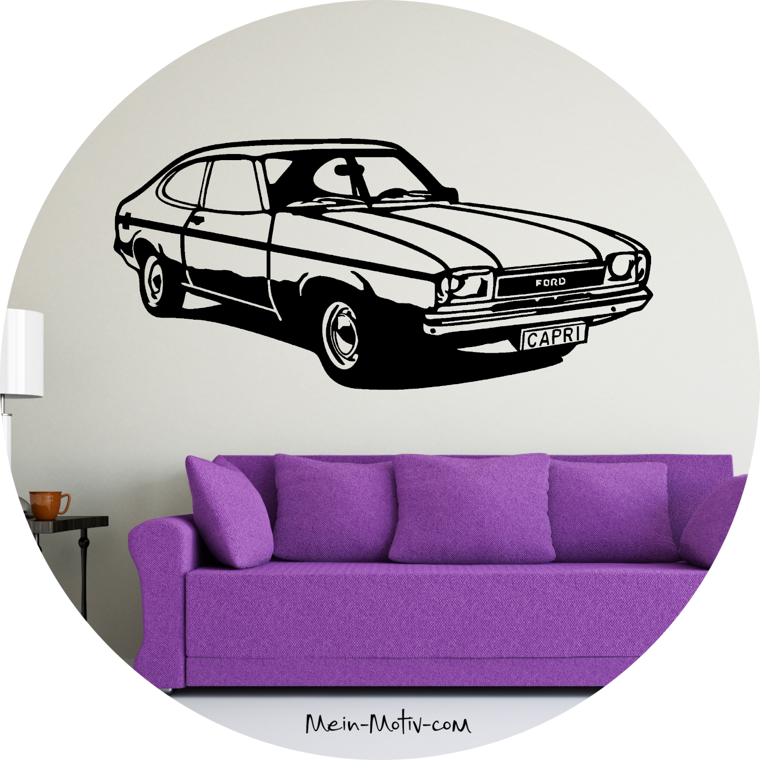 Wandtattoo Ford Capri 2
