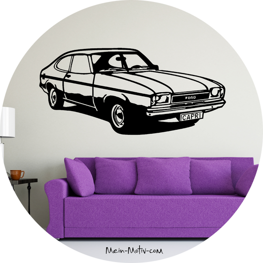 Wandtattoo Ford Capri 2