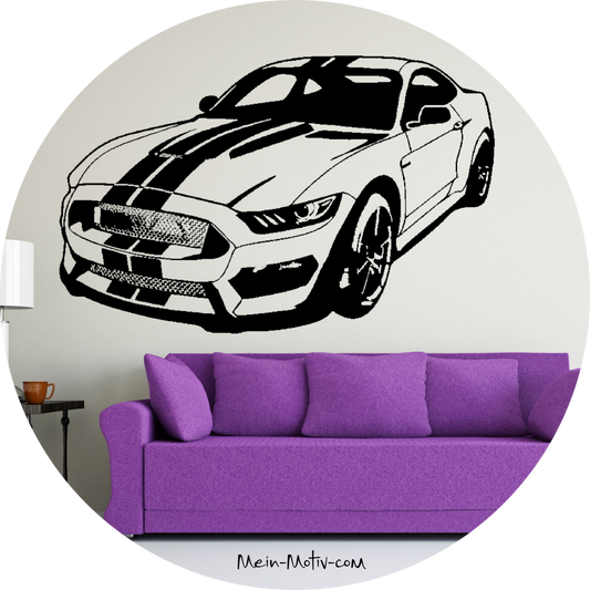 Wandtattoo Ford Mustang Shelby GT350