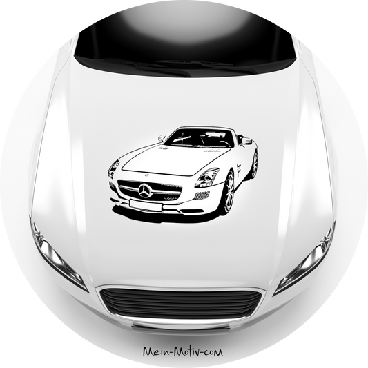 Autoaufkleber Mercedes Benz SLS AMG Coupe C197