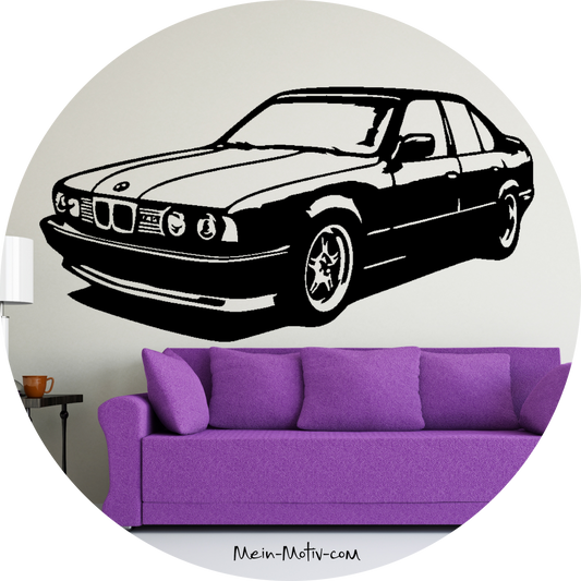 Wandtattoo BMW E34 M5