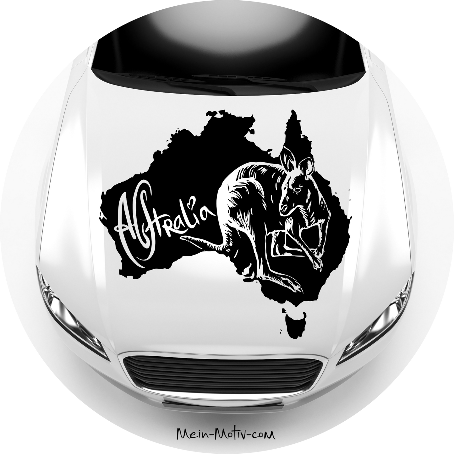 Autoaufkleber Australia Känguru
