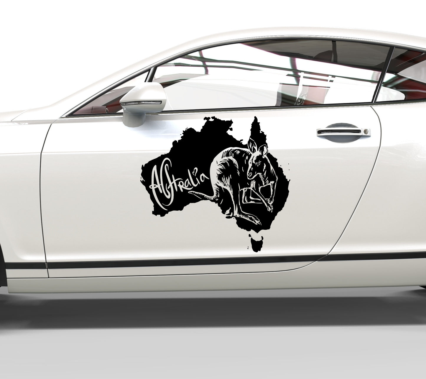 Autoaufkleber Australia Känguru