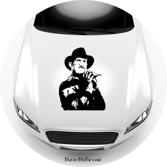 Autoaufkleber Freddy Krüger