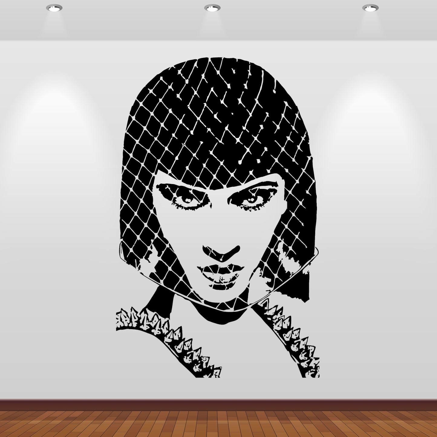 Wandtattoo Newton-Face