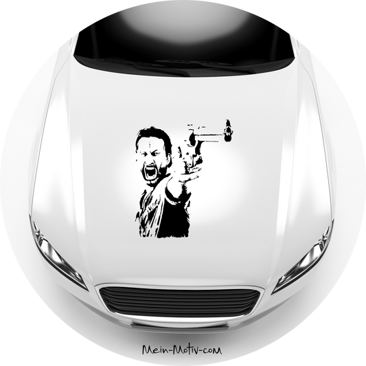 Autoaufkleber TWD - Rick