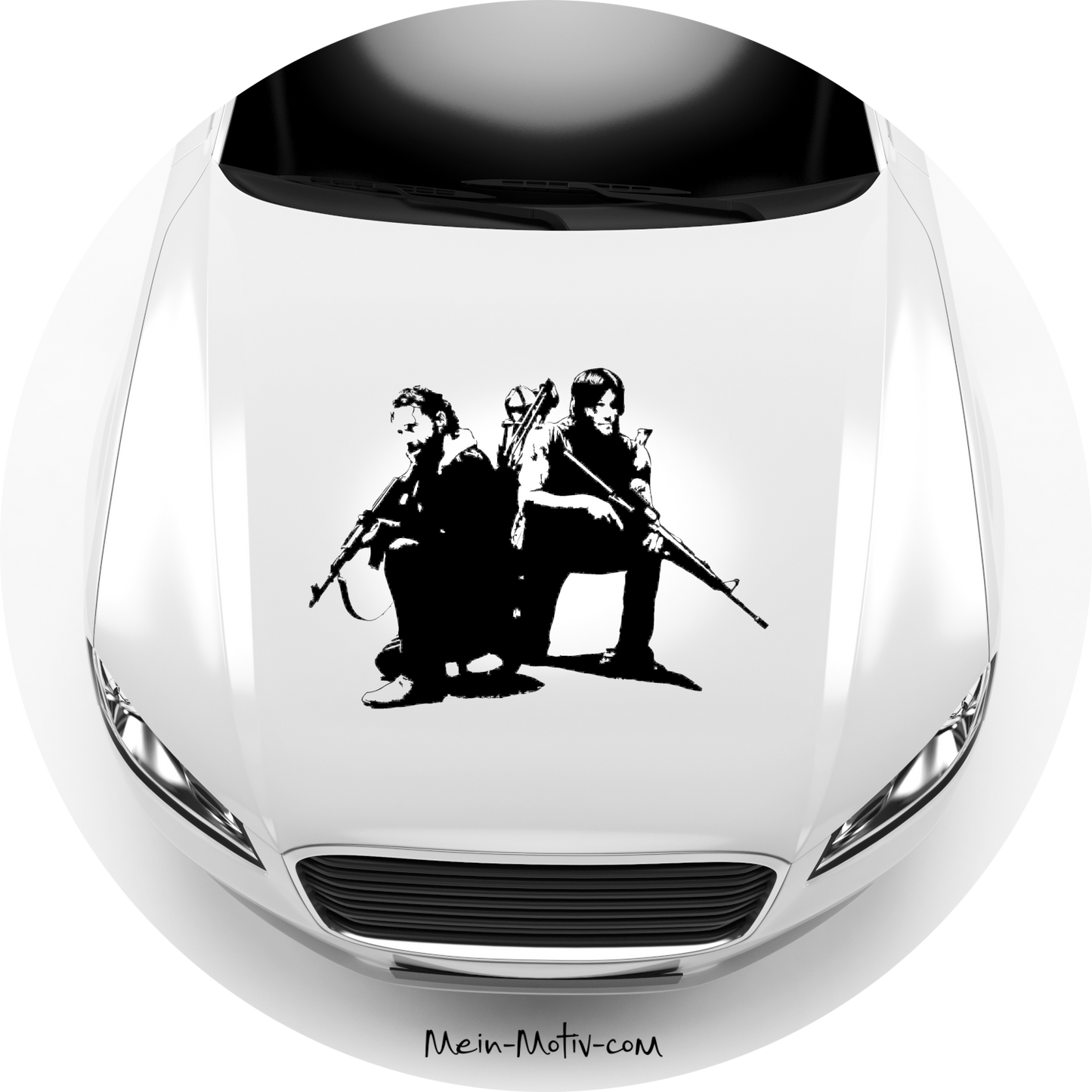 Autoaufkleber TWD - Daryl und Rick