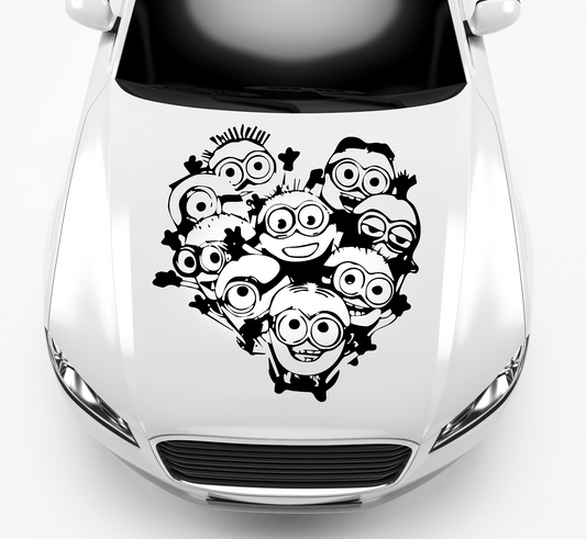 Autoaufkleber Minions