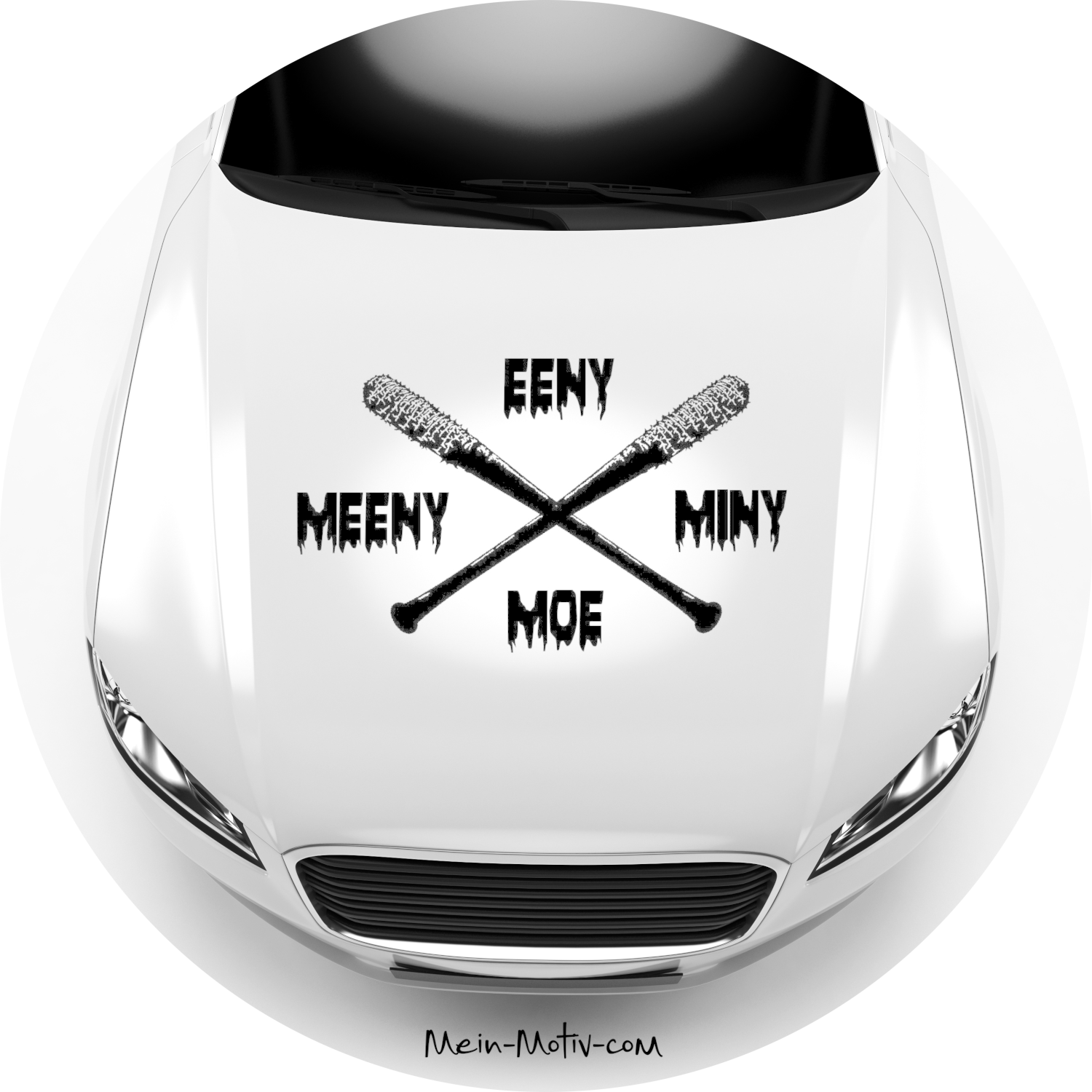 Autoaufkleber TWD - Eeny Meeny Miny Moe