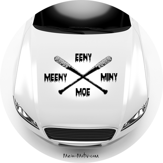 Autoaufkleber TWD - Eeny Meeny Miny Moe