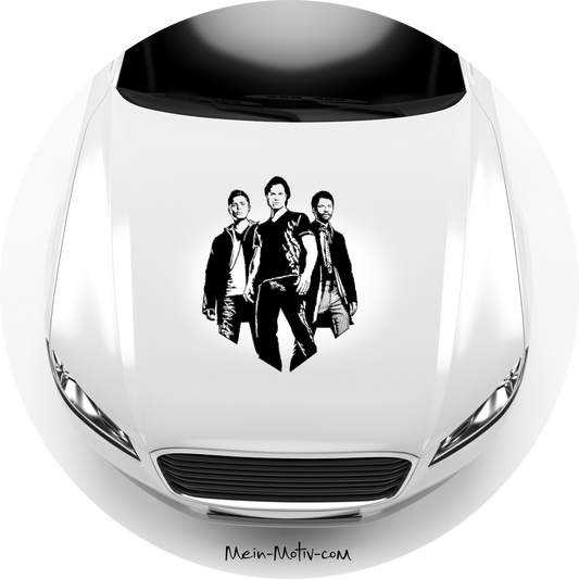 Autoaufkleber Supernatural Trio