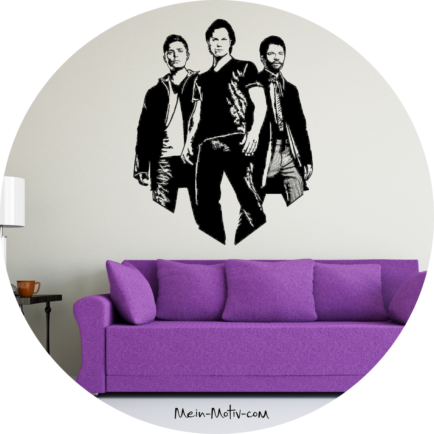 Wandtattoo Supernatural Trio