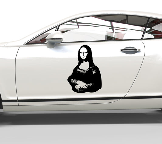 Autoaufkleber Mona Lisa
