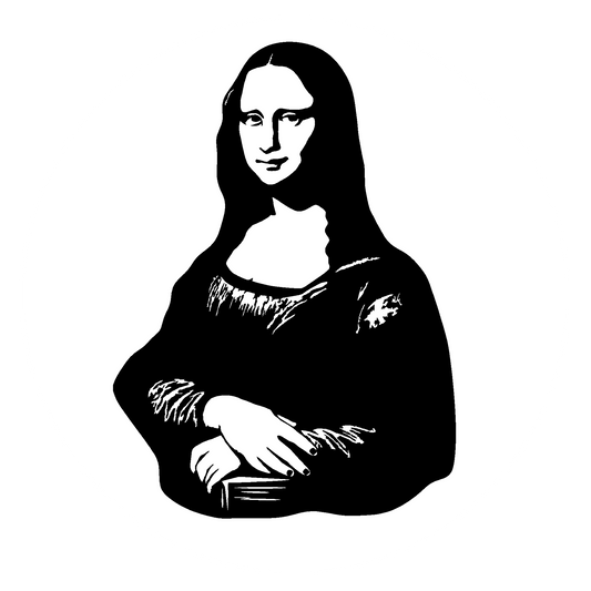 Autoaufkleber Mona Lisa