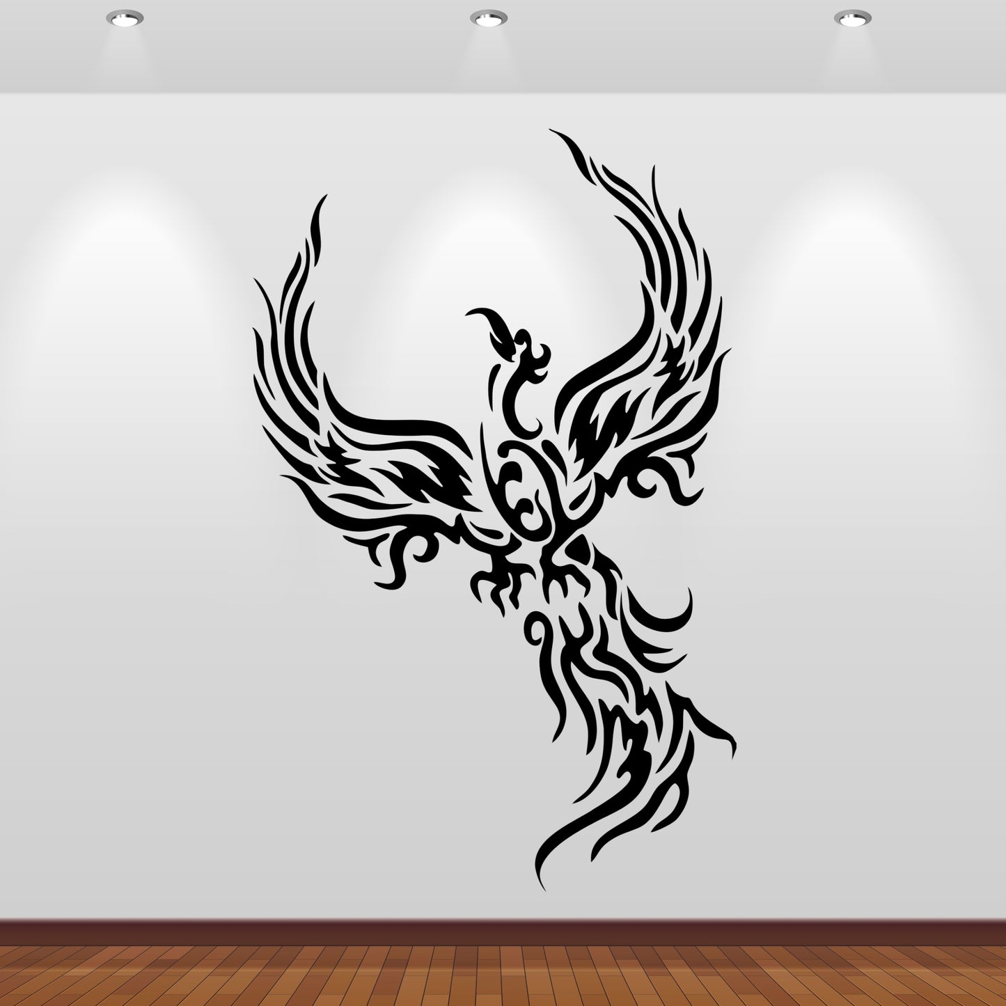 Wandtattoo Phoenix Tribal