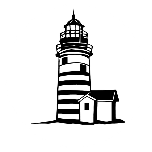 Autoaufkleber Leuchtturm