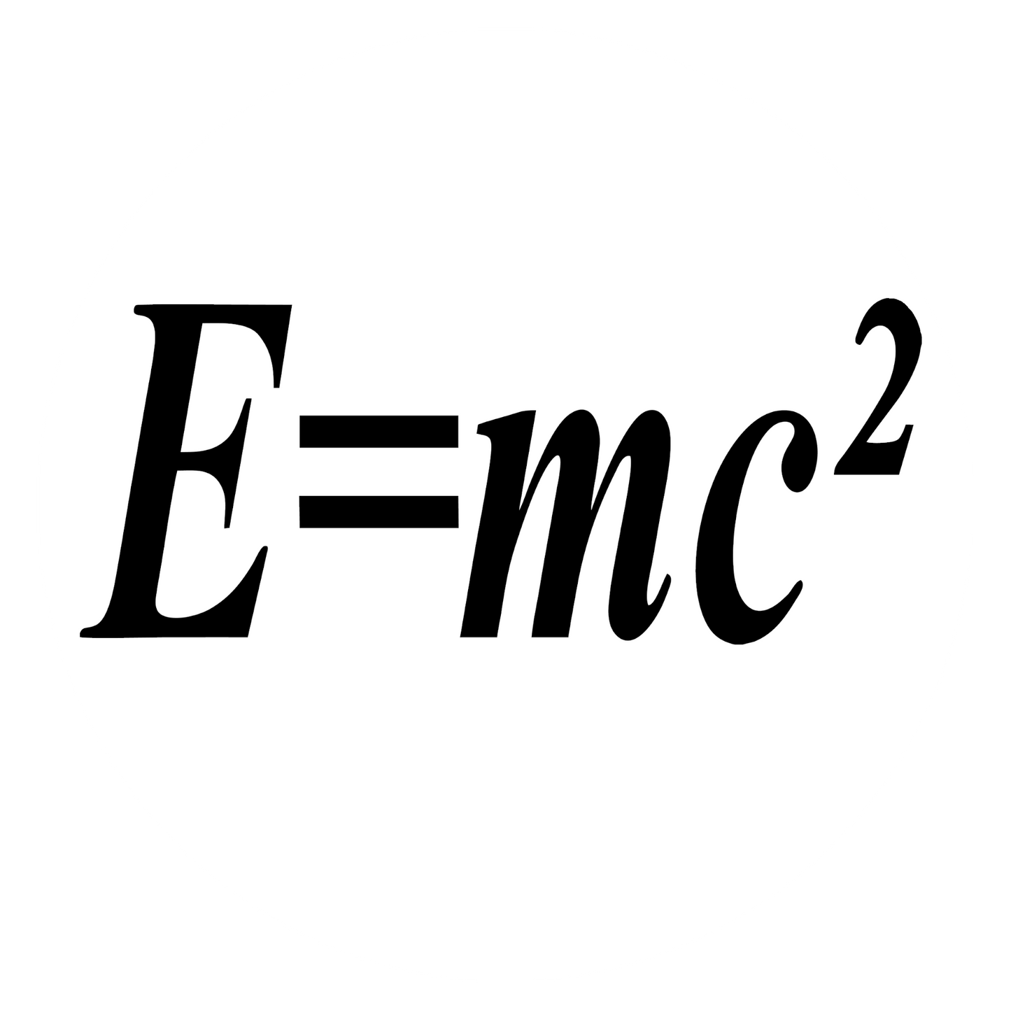 Autoaufkleber Albert Einstein E=mc²