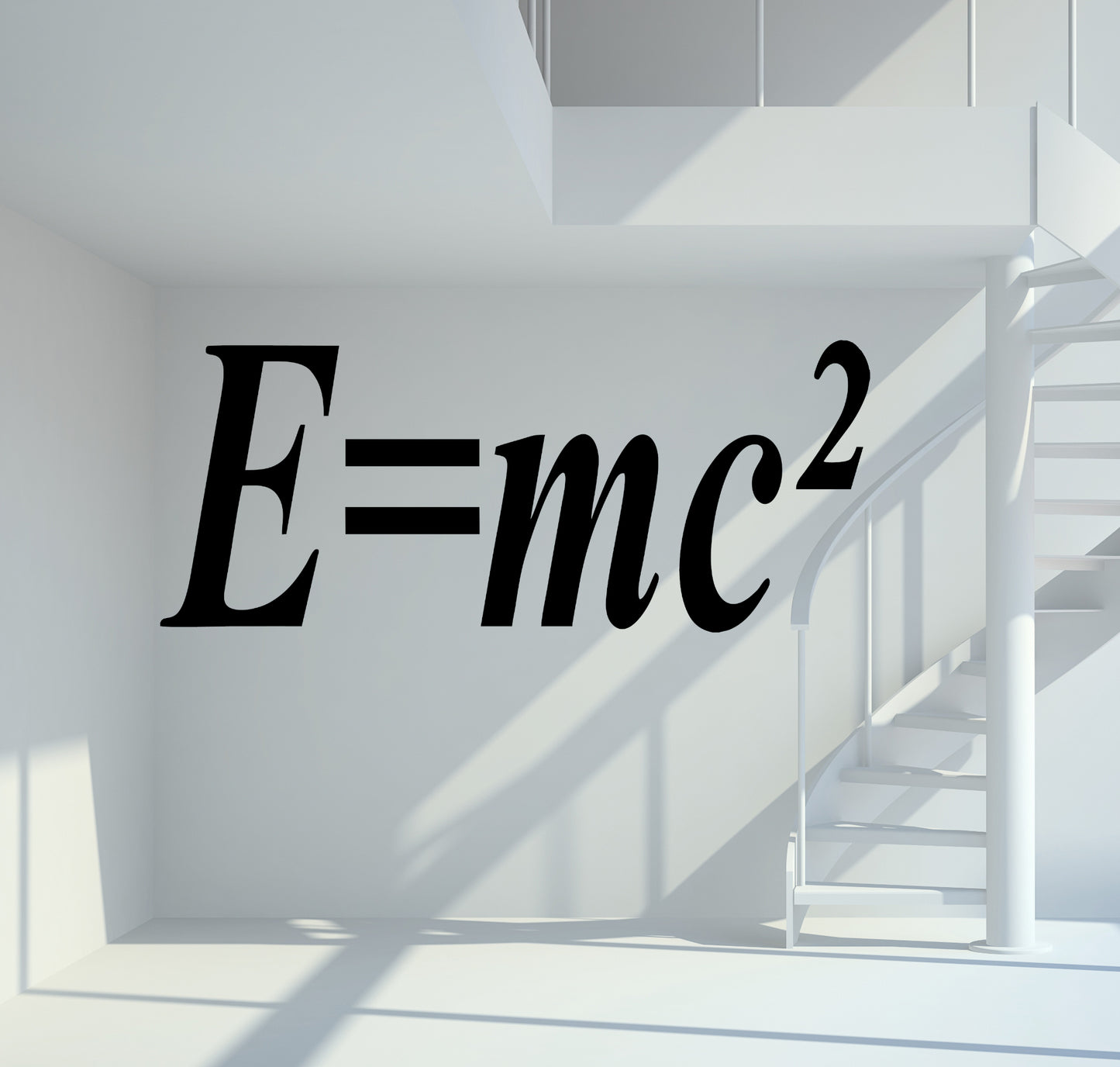 Wandtattoo Albert Einstein E=mc²