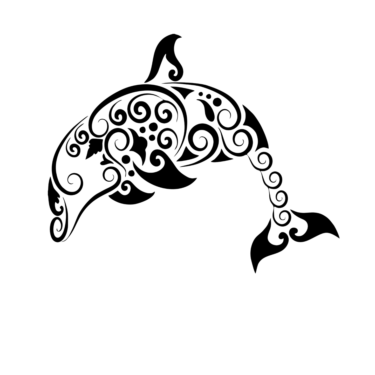Autoaufkleber Delfin Tribal
