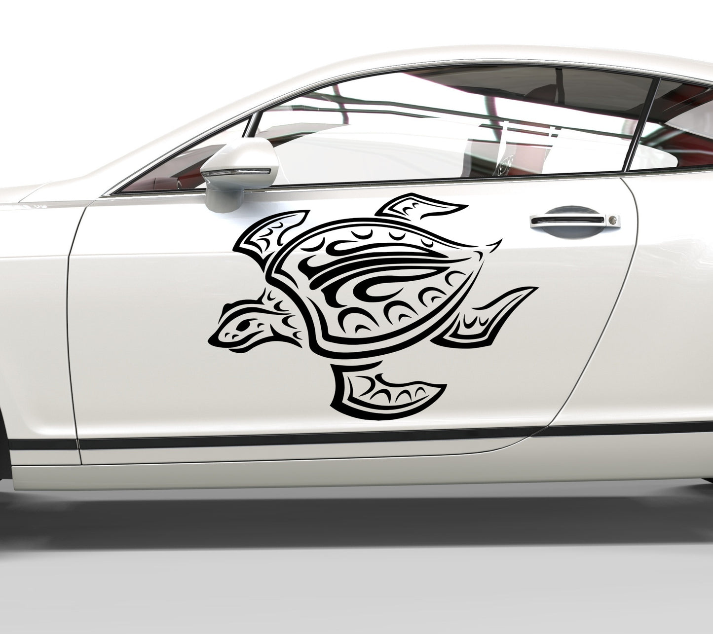 Autoaufkleber Tribal Schildkröte