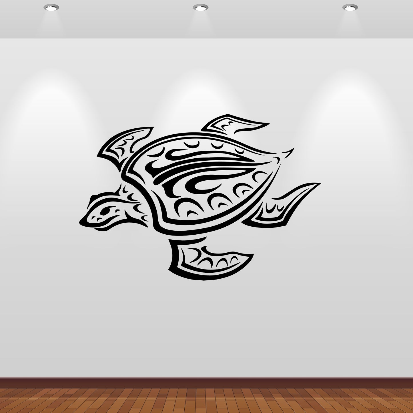 Wandtattoo Tribal Schildkröte