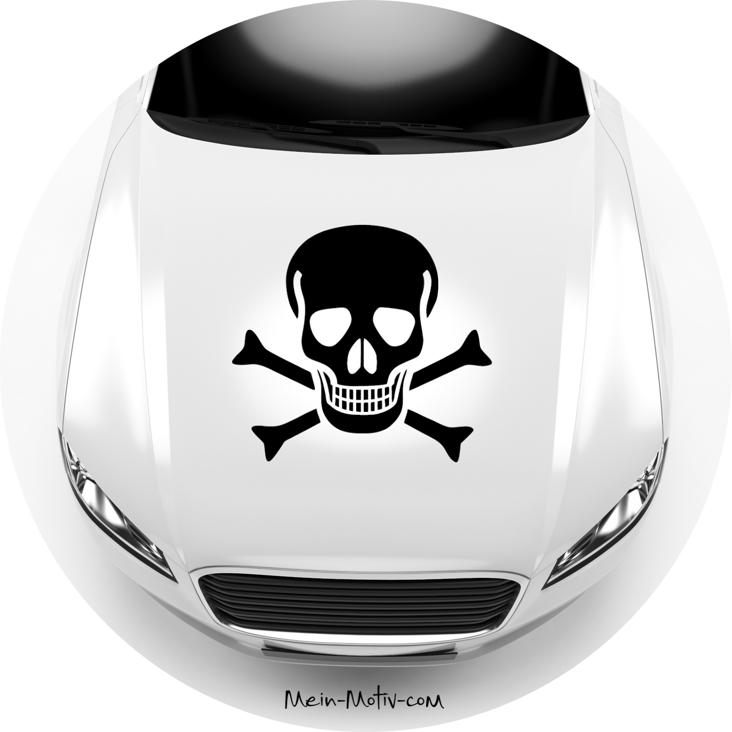 Autoaufkleber Pirat - Totenkopf