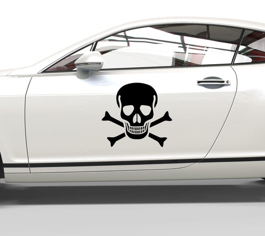 Autoaufkleber Pirat - Totenkopf