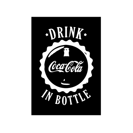 Wandtattoo Coca Cola Werbeschild