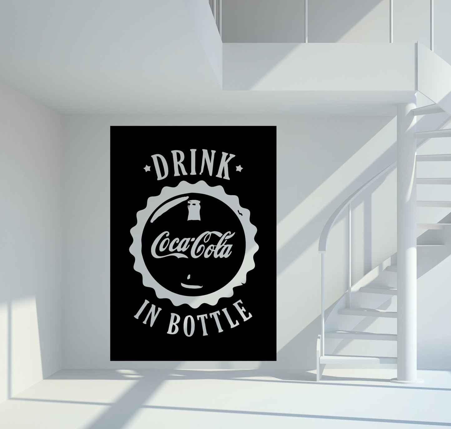 Wandtattoo Coca Cola Werbeschild