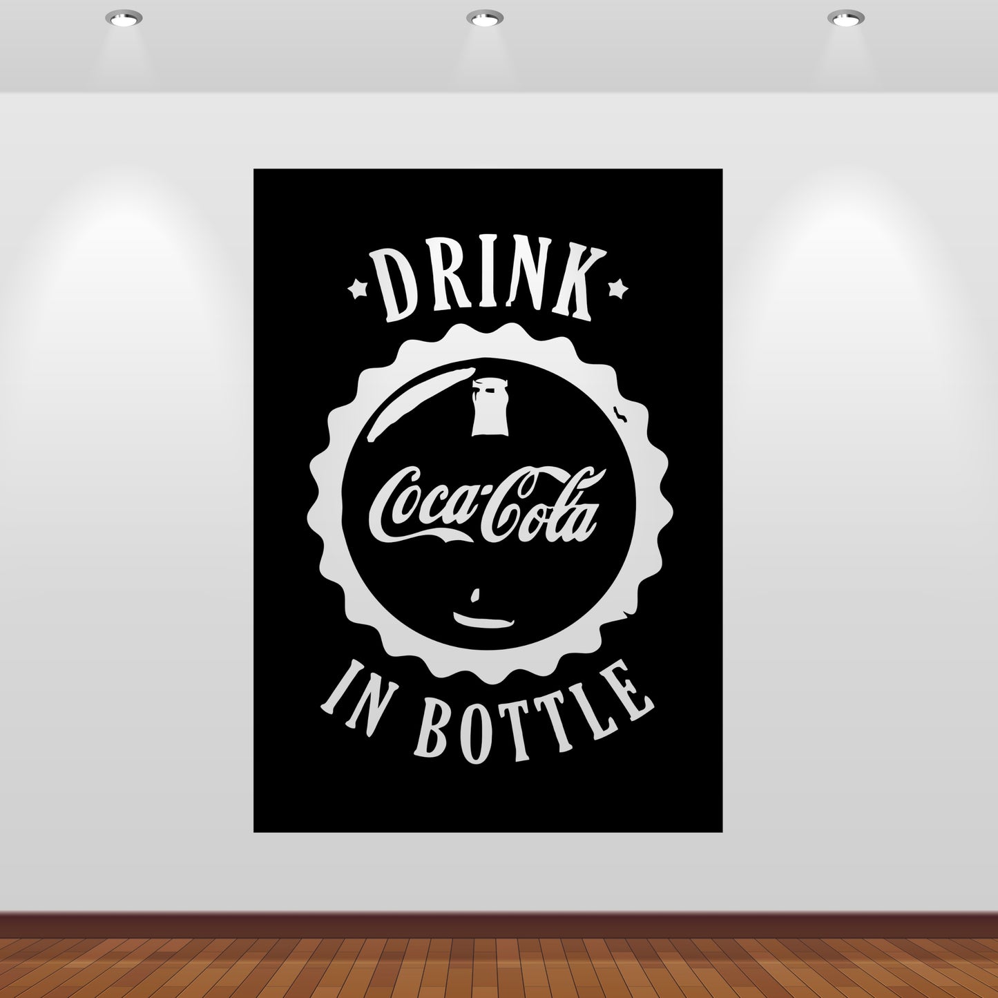 Wandtattoo Coca Cola Werbeschild