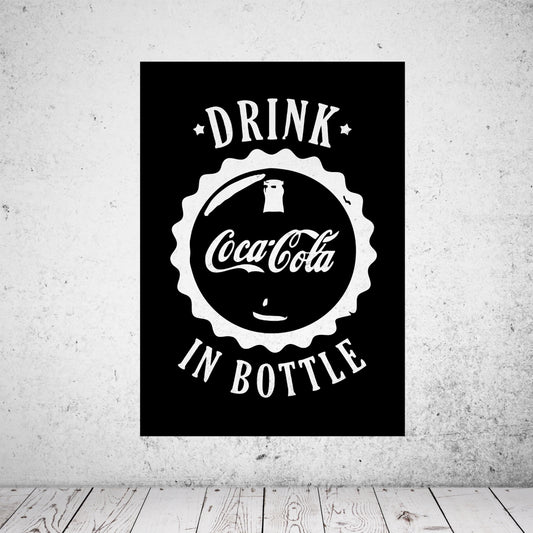 Wandtattoo Coca Cola Werbeschild
