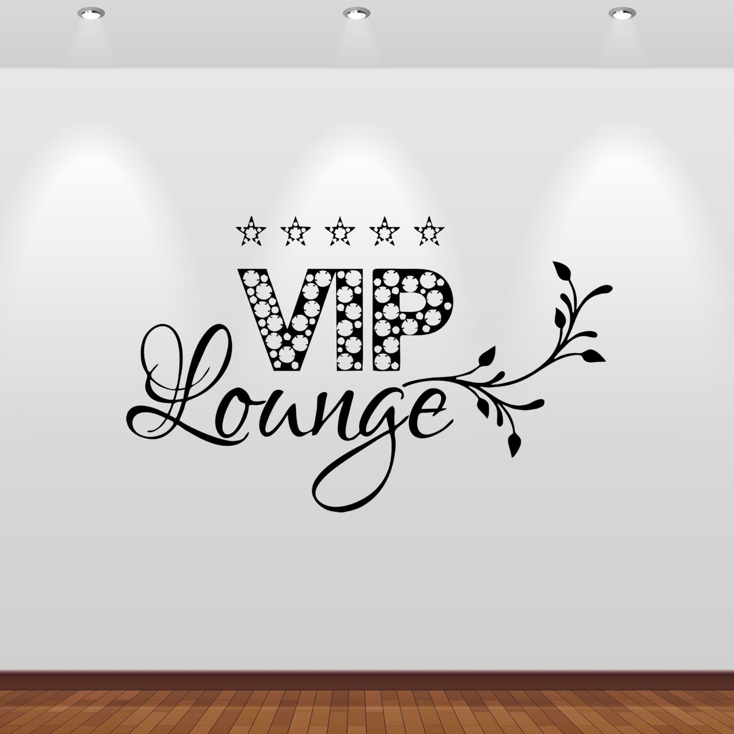 Wandtattoo VIP Lounge mit Sternen