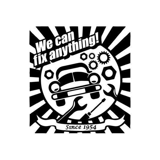 Wandtattoo Auto Reparatur Werkstatt
