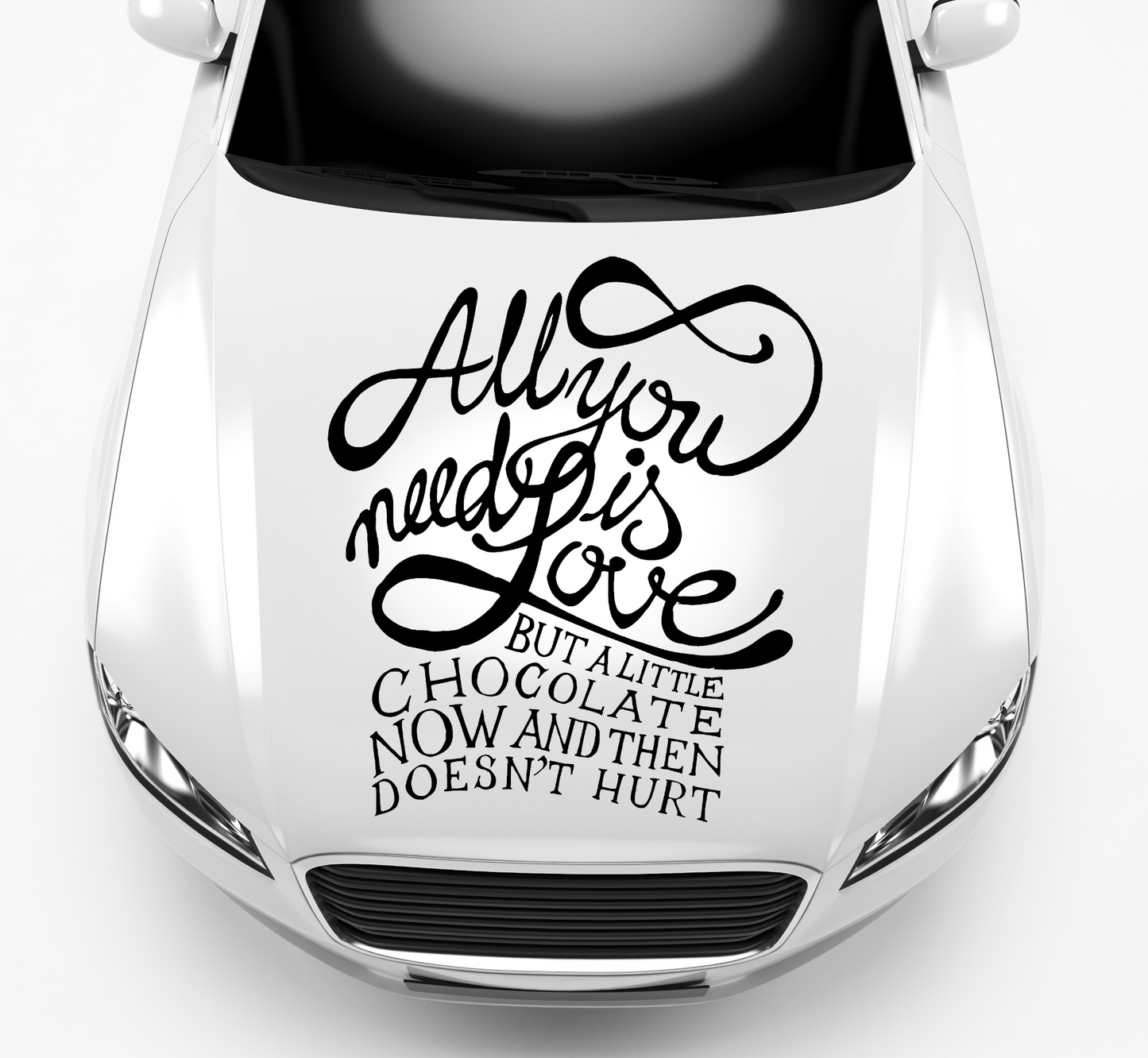 Autoaufkleber All you need is Love