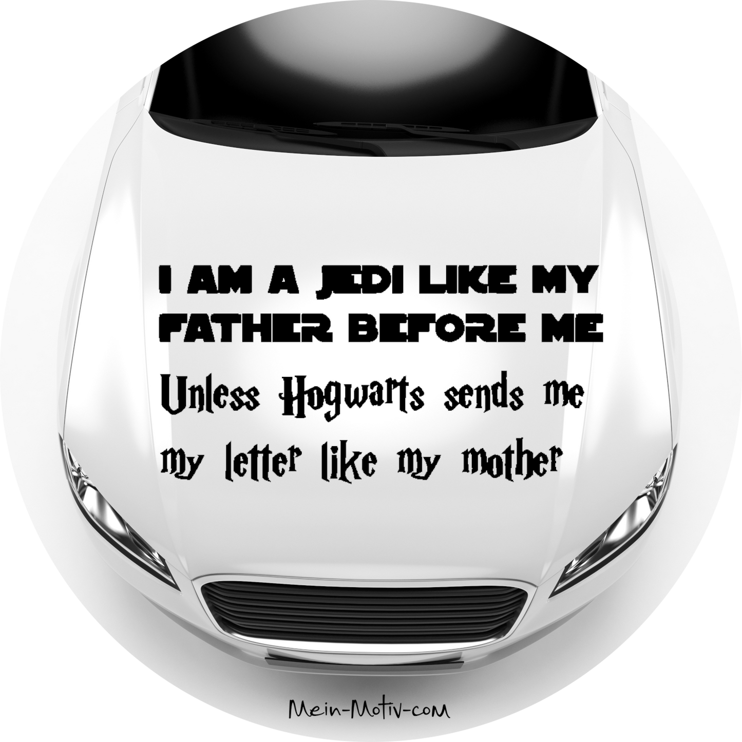 Autoaufkleber I am a Jedi