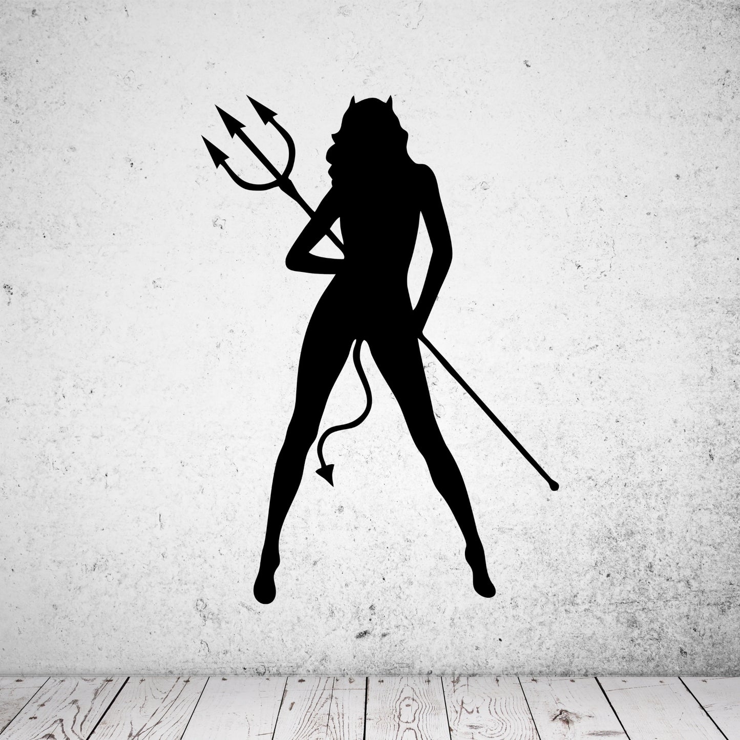 Wandtattoo Sexy Devil Woman