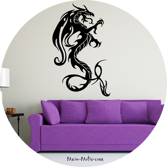Wandtattoo Dragon