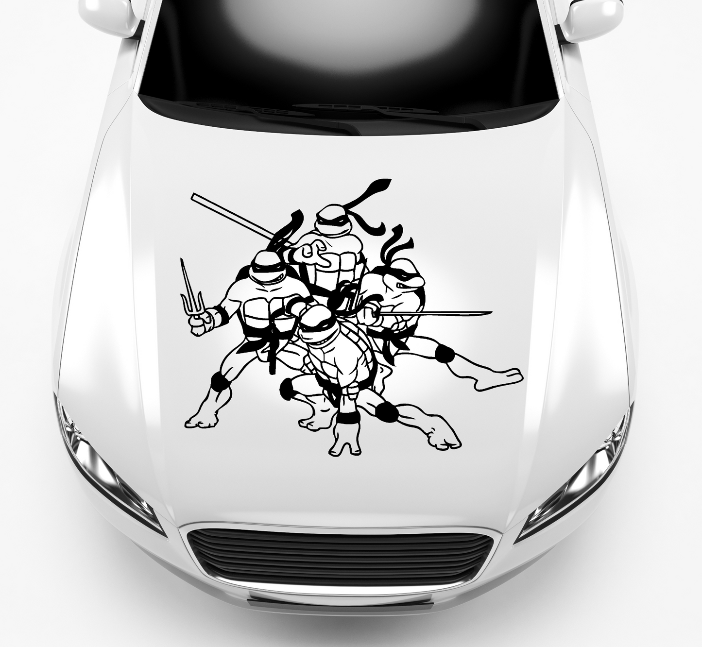 Autoaufkleber Teenage Mutant Ninja Turtles