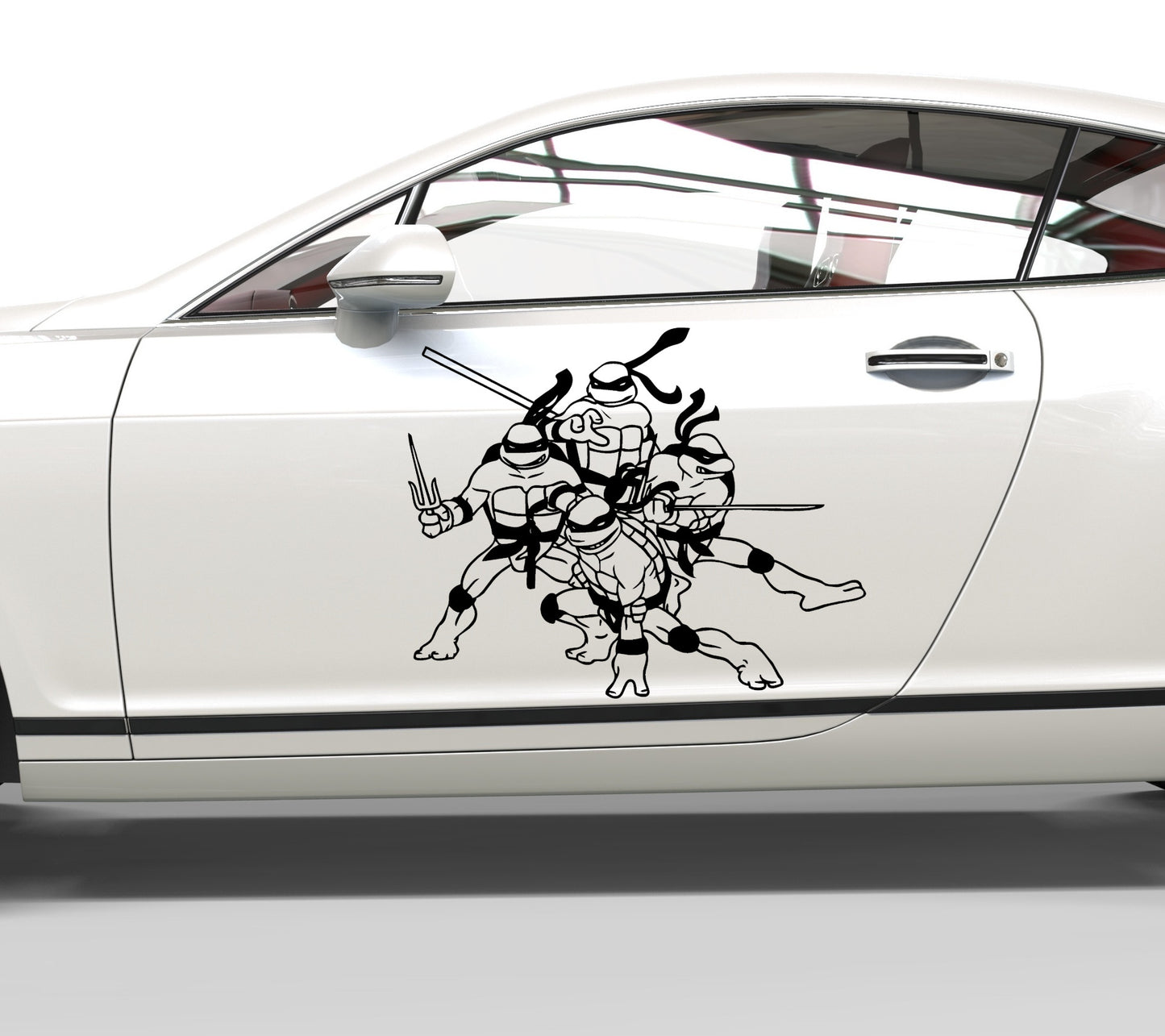 Autoaufkleber Teenage Mutant Ninja Turtles