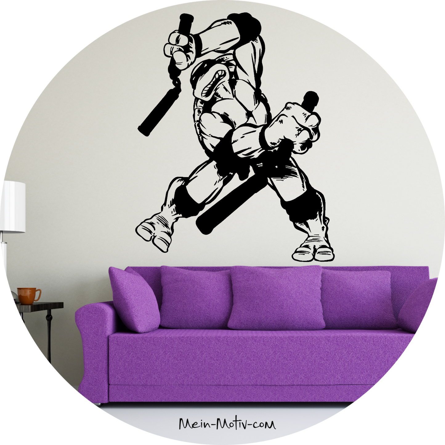Wandtattoo Ninja Turtles Michelangelo